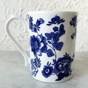 Blue Victorian Mug Roy Kirkham Fine Bone China Made in England Coffee Tea Cup